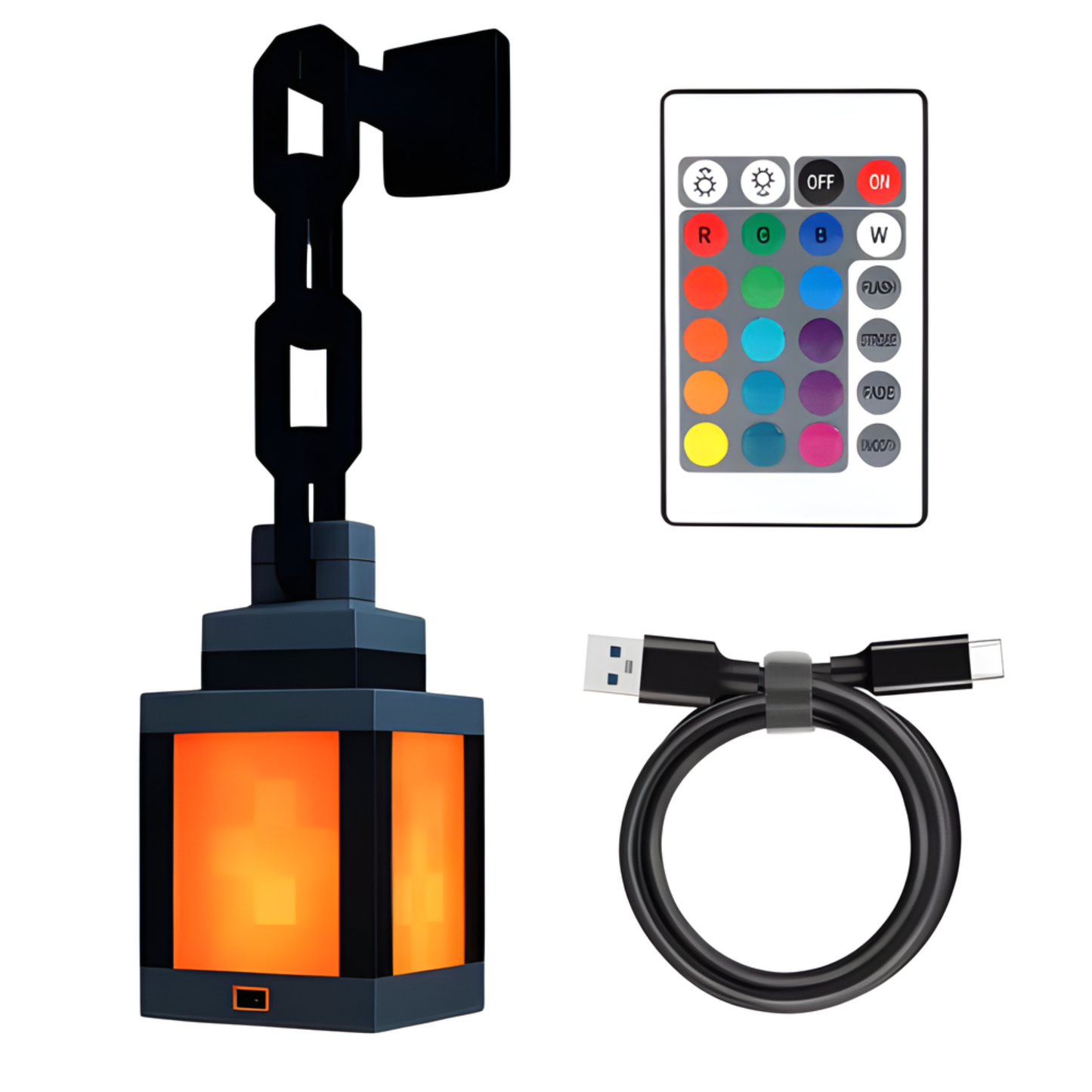 Lampara de minecraft